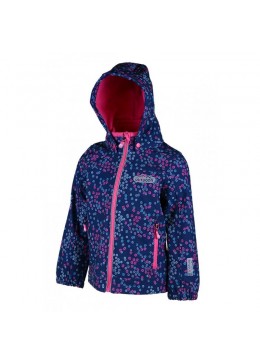 Pidilidi демисезонная термокуртка для девочки Цветы 1005-01